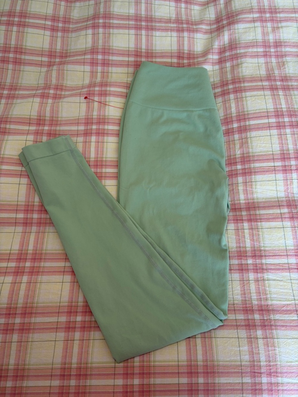 Green High Waisted Leggings
